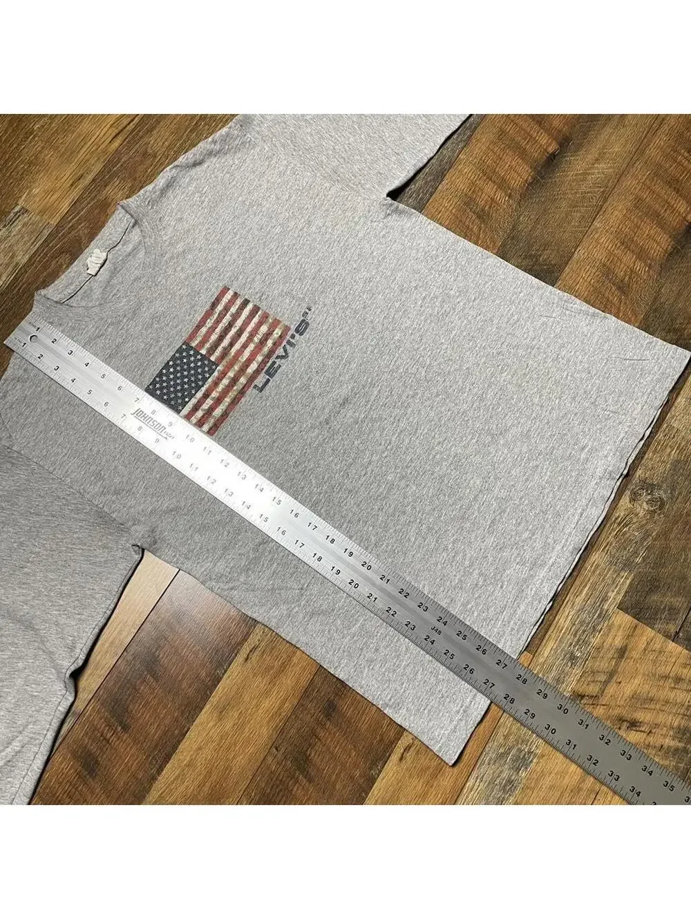 Vintage Levi's SF San Francisco Long Sleeve USA Flag Big Logo Size Large
